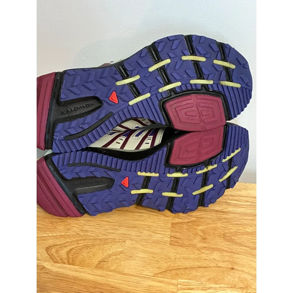 Salomon XR Mission Women Trail Running Shoes Aqua Purple 355485 Size 10.5